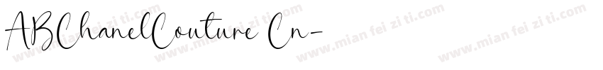 ABChanelCouture Cn字体转换